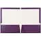 JAM Paper Laminated 2-Pocket Glossy Folders, 6ct.